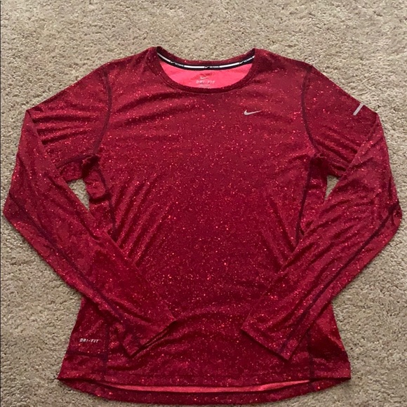 Nike Tops - Nike Miler Long Sleeve Running Top Size M
